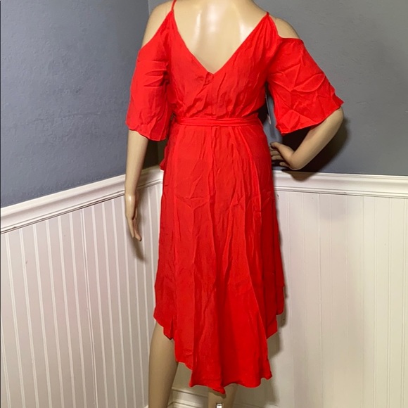 NWT Lush Med Wrap Dress - Picture 4 of 8